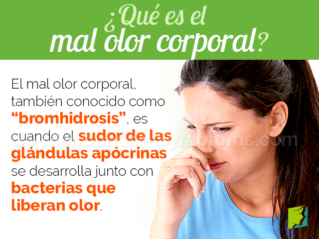 ¿Qué es el mal olor corporal?