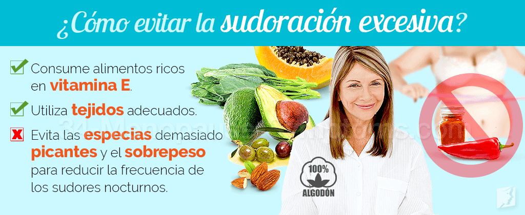 Cómo evitar la sudoración excesiva