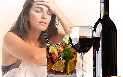 ¿El alcohol causa sudor por las noches?