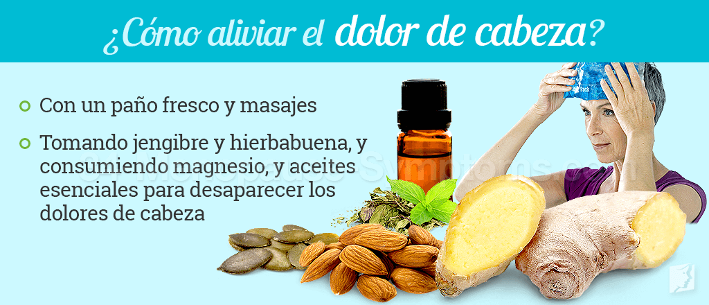 como aliviar el dolor de cabeza