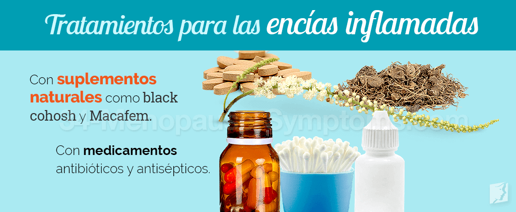 Tratamientos para las encías inflamadas