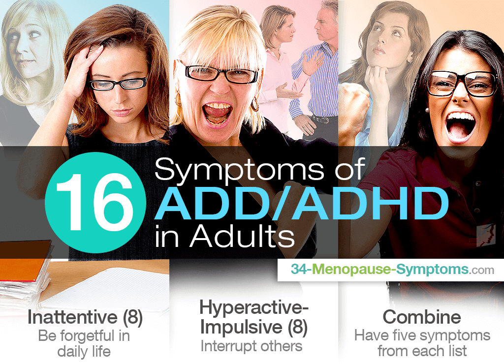 Adhd symptoms adults