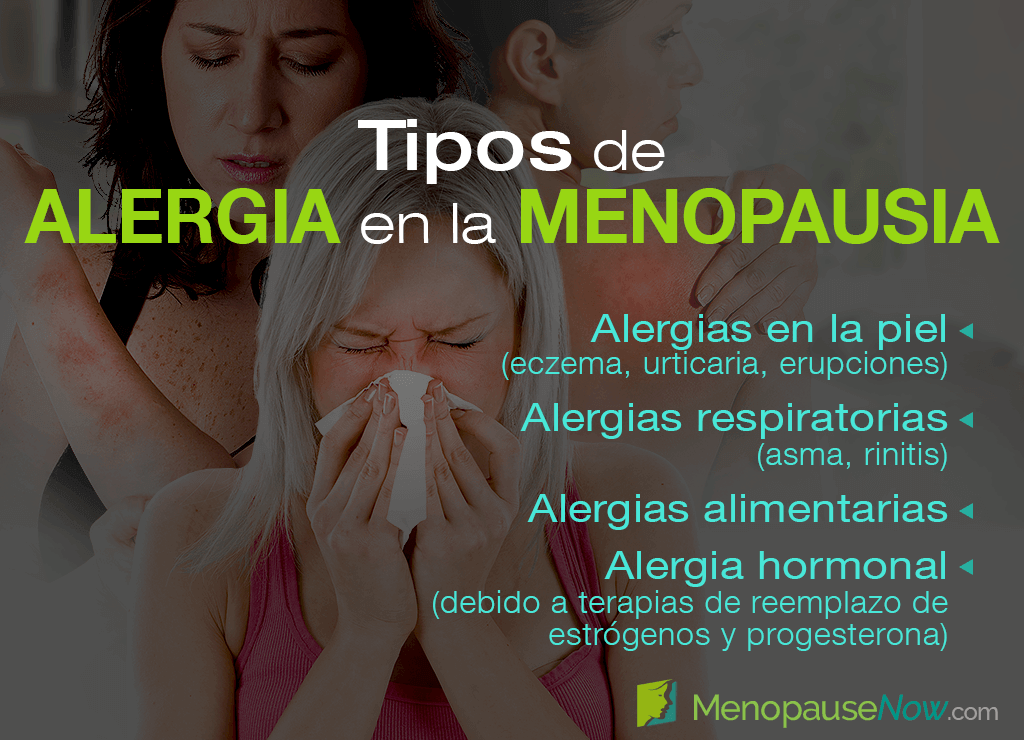 Todo sobre las alergias en la menopausia
