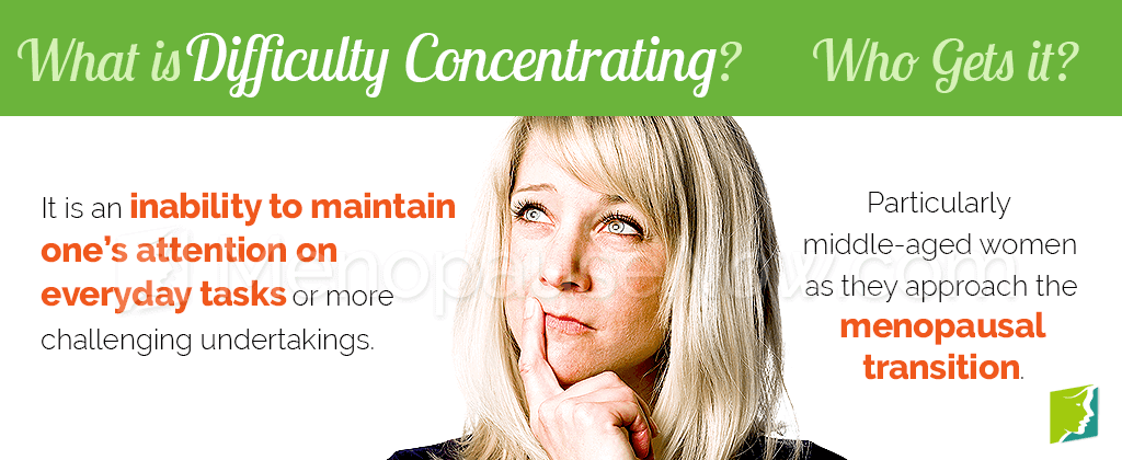 What is difficulty concentrating