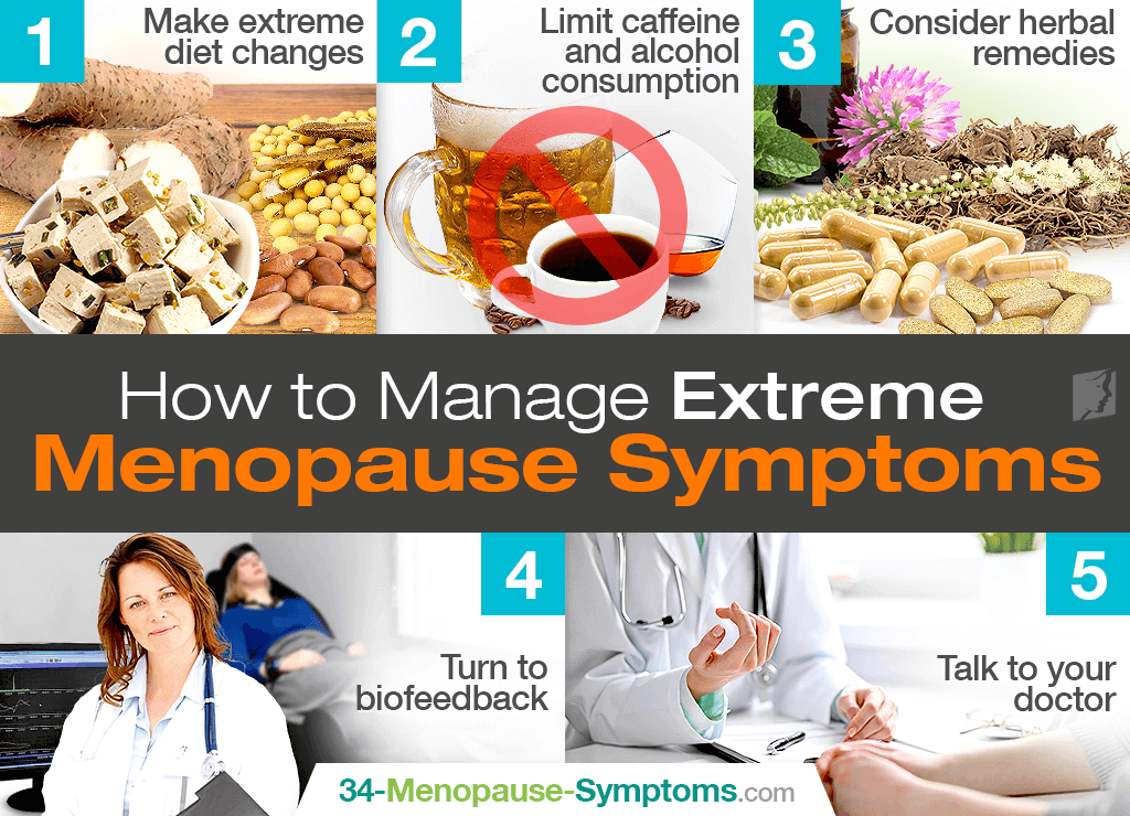 menopause tips infographic
