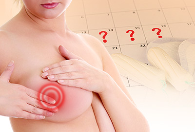 Dolor de senos y retraso menstrual sin embarazo