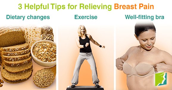 3 Helpful Tips for Relieving Breast Pain