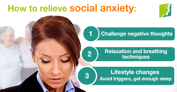 How to relieve social anxiety