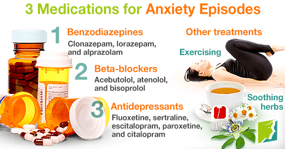 3 Medications for Anxiety Episodes