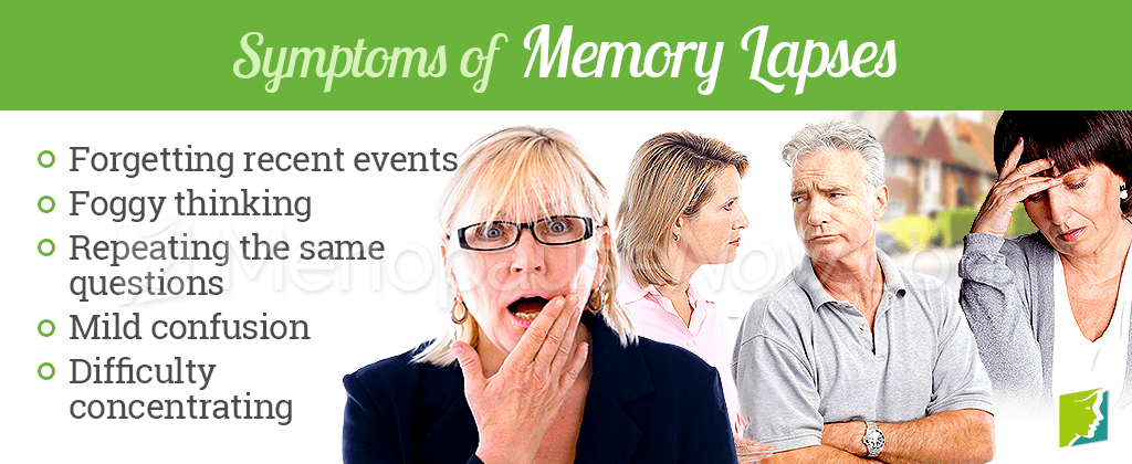 Symptoms of memory lapses