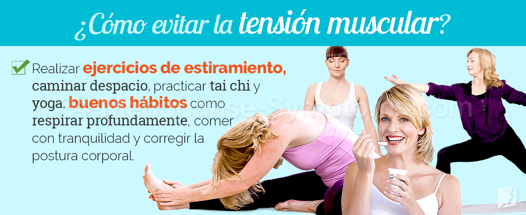 ¿Cómo evitar la tensión muscular?