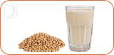 Soy milk instead of dairy can keep your weight down.