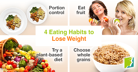 4 eating habits to lose weight