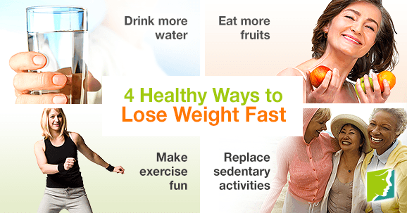 4 Healthy Ways to Lose Weight Fast
