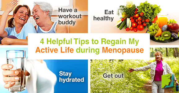 4 helpful tips to regain my active life during menopause