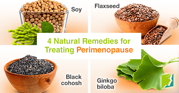 4 natural remedies for treating perimenopause