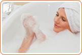Avoid a long bubble bath, it can lead to night sweats.