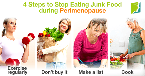 4 Steps to Stop Eating Junk Food during Perimenopause