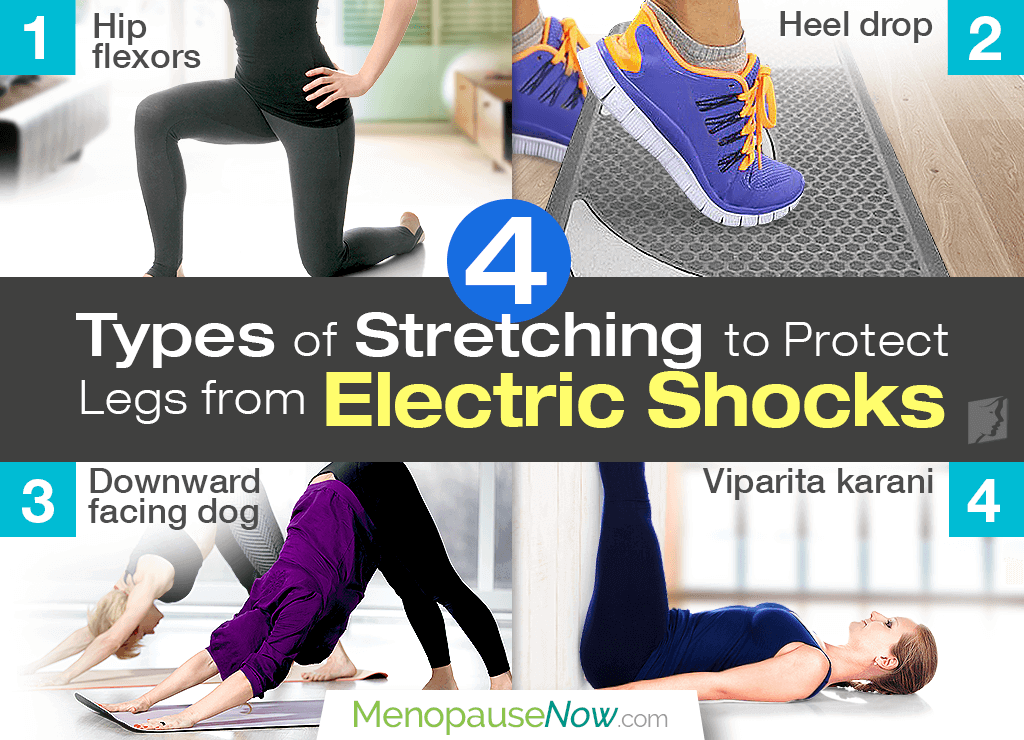 4 types of stretching to protect legs from electric shocks.