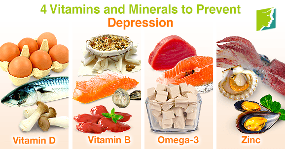 4 Vitamins and Minerals to Prevent Depression