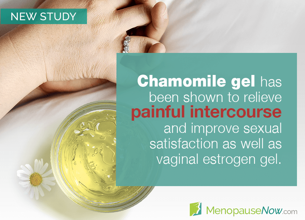 Study: Chamomile vaginal gel as effective as estrogen cream for painful sex