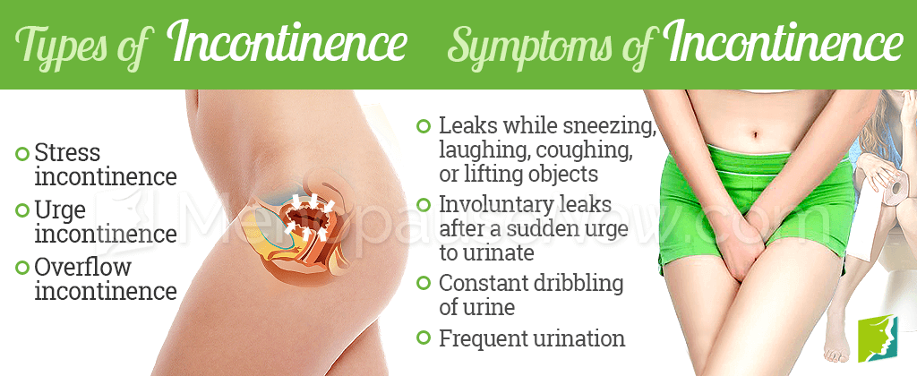 Types of incontinence