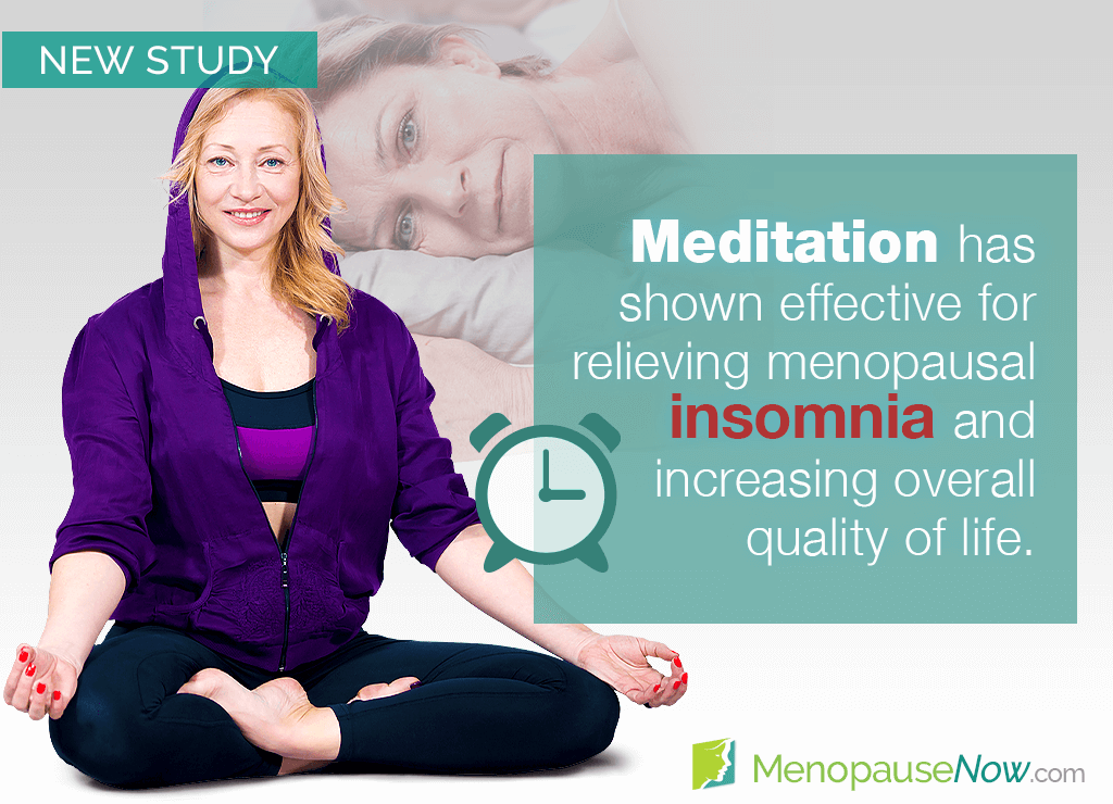 Study: Meditation as an alternative rreatment for menopausal insomnia