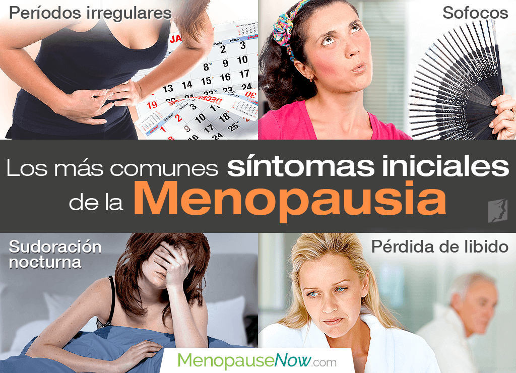 Primeros síntomas de la menopausia