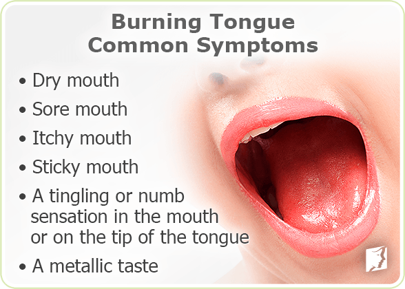 Burning Tongue Symptom Information Menopause Now