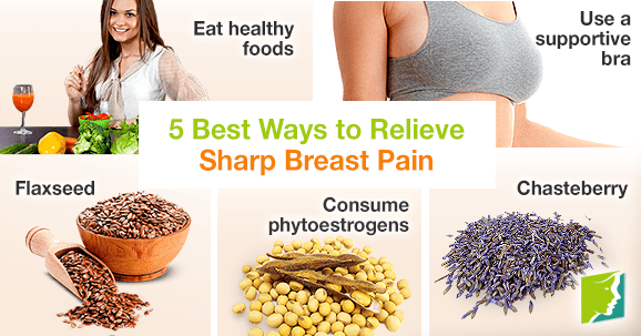 5 best ways to relieve sharp breast pain