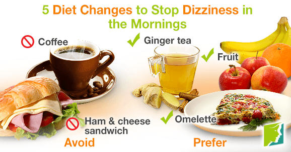 5 diet changes to stop dizziness in the mornings.