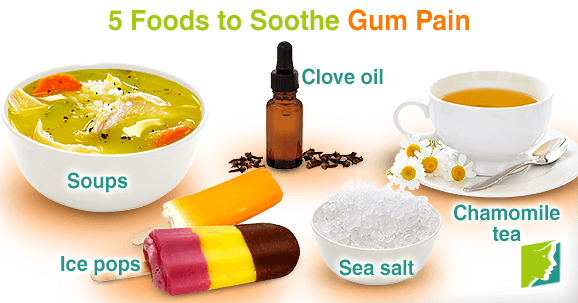 5 foods to soothe gum pain
