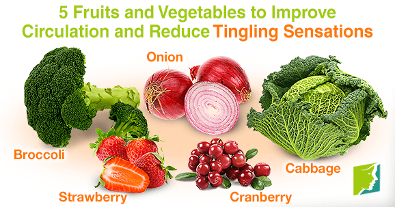 5 fruits and vegetables to improve circulation and reduce tingling sensations