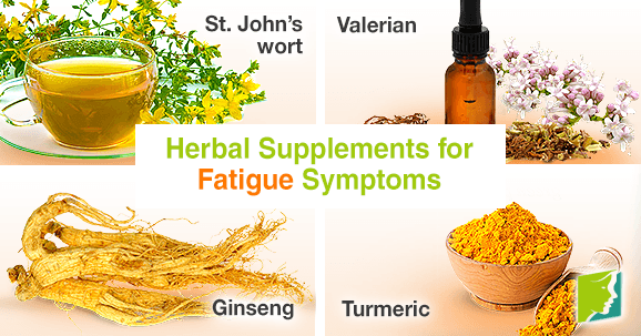 Herbal supplements for fatigue symptoms