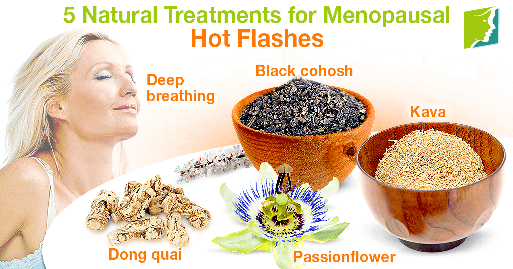 5 Natural Treatments for Menopausal Hot Flashes