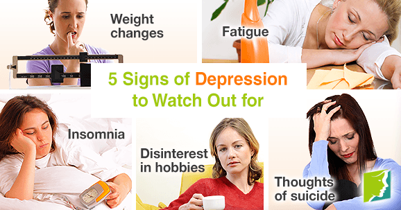 5 Signs of Depression to Watch Out for