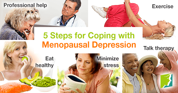 5 steps for coping with menopausal depression