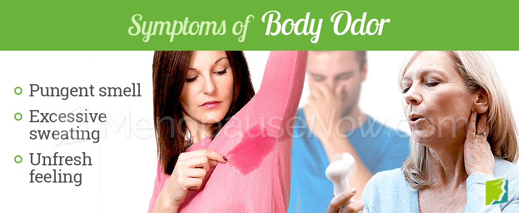 Symptoms of body odor