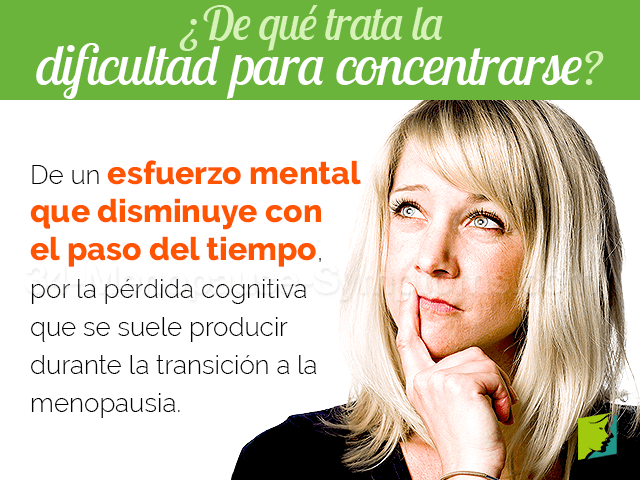 De que trata la dificultad para concentrarse