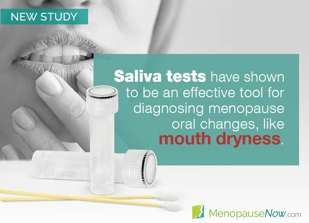 Study: Saliva tests can help diagnose oral changes during menopause