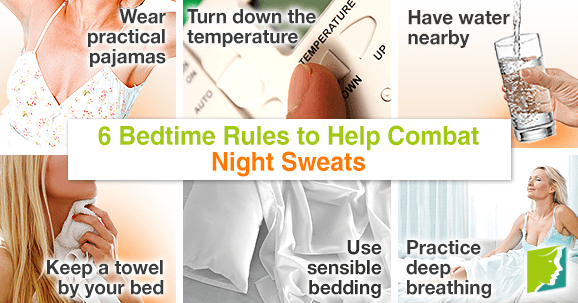 6 bedtime rules to help combat night sweats