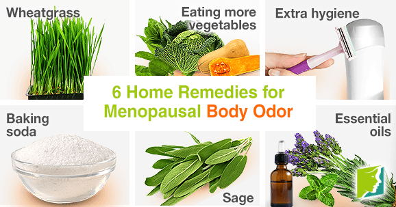 6 Home remedies for menopausal body odor