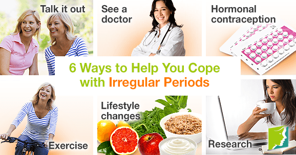 6 ways to help you cope with irregular periods