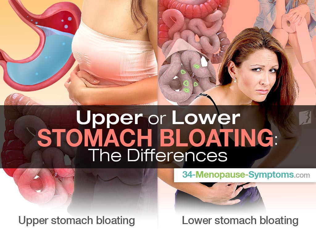 Upper or Lower Stomach Bloating: The Differences