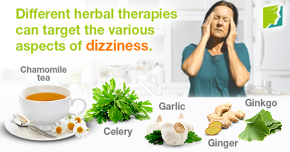 Different herbal therapies can target the various aspects of dizziness.