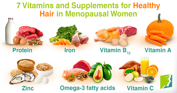 7 Vitamins and Supplements for Healthy Hair in Menopausal Women