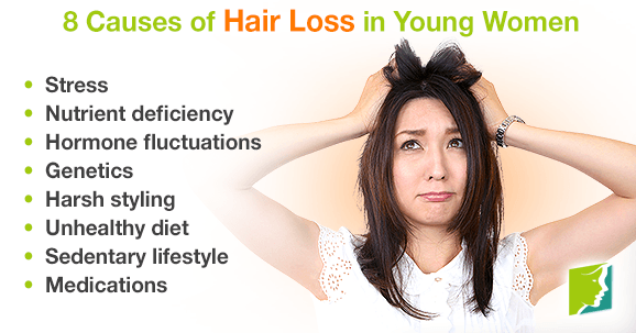 8 Causes of Hair Loss in Young Women