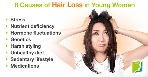 what cause hair loss in females