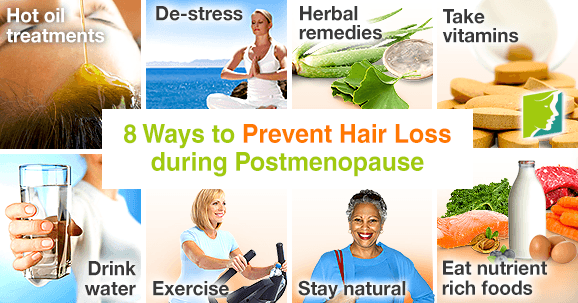 8 ways to prevent hair loss during postmenopause