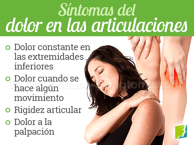 Síntomas del dolor en las articulaciones